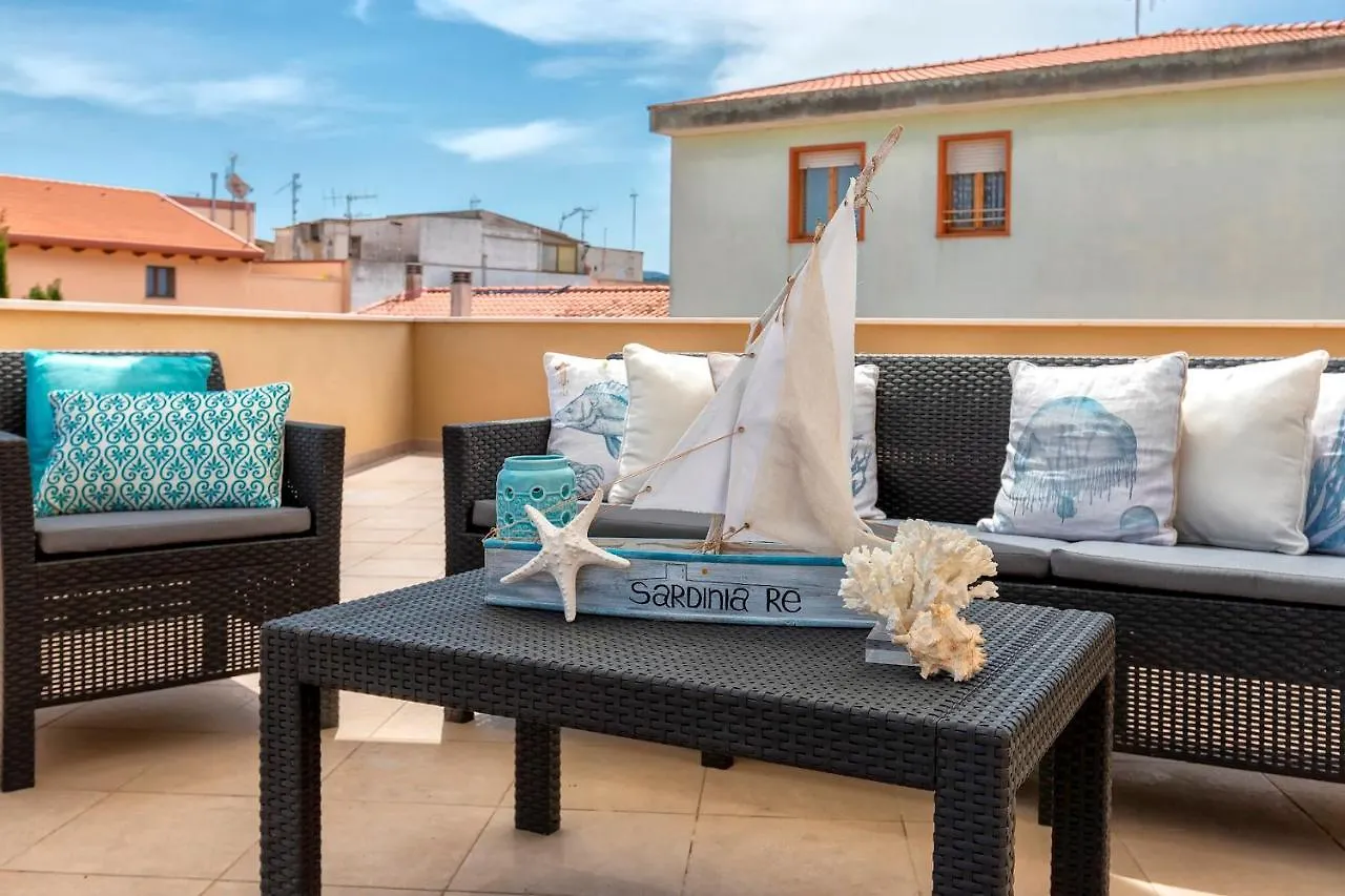 アパート アルゲーロSardinia Re - Casa Orchideaアパートメント